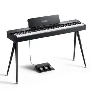 Donner OURA™ S100 88-key Home Digital Piano - White / Piano + Black Bench
