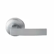 Delf Trade Satin Chrome Lucca Passage Lever Set