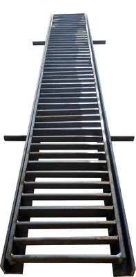 Linear Drain Grate (Pack x3) 6in x 39in. Steel. for pool garage outdoor rain