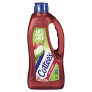 Cottee's Apple & Raspberry Cordial 1l x 1