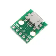 5PCS Female MICRO USB To Dip 5-Pin board Type B Plug Adapter Plate Weld Head
