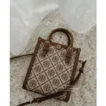 現貨🤖正品 TORY BURCH 專櫃款T MONOGRAM 緹花琴譜包 迷你紙袋包