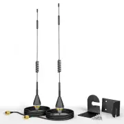 2x 4G LTE External Outdoor Bracket Antenna SMA For TP-LINK TL-MR6400 AC750 MR200