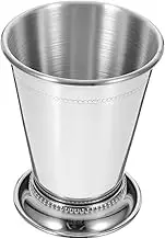 AUTSUPPL Cocktail Glass Vintage Decor Cup Vintage Drinkware Cocktails Barware Wedding Goblets Bar Accessories Bar Goblets Scene Accessories Cocktail Accessories Stainless Steel Silver