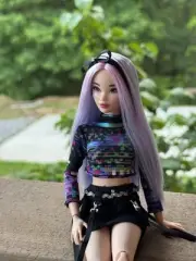 Made to Move ~easy swap head~Dreamtopia Barbie Odile Mermaid Doll ~restyled hair