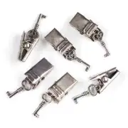 Set of Factory Direct Craft Alligator Clips with Skeleton Key Charms