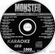 MALE CLASSIC COUNTRY MONSTER HITS #1008 CD+G King Of The Road,I Walk The Line+