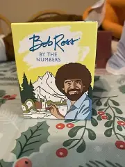 Bob Ross Mini Painting Kit-By The Numbers -Running Press 2018 Miniature
