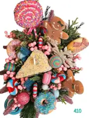 Candyland Christmas centerpiece