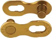 KMC Missing Link 12 Speed Connector - Twin Pack - Ti-N Gold