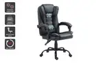 Ergolux Noob Mid Back Padded Massage Office Chair - Black