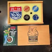4x Duncan Yo-Yo 2004 Champion 75th Anniversary Winner YoYos Collectors Wood Box