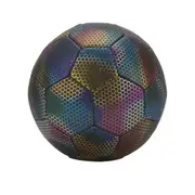 Reflective Soccer Ball for Nighttime Outdoor Training Glows in the Dark