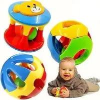 在飛比找Yahoo!奇摩拍賣優惠-貝比童館  一組3個造型手抓球 鈴鐺球 嬰兒 幼兒造型手抓球