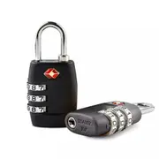 2pcs 3Dial TSA Security Locks Travel Luggage Combination Code PadLock Suitcase