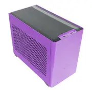 Cooler Master MasterBox NR200P Tempered Glass Mini-ITX Case - Nightshade Purple-MCB-NR200P-PCNN-S00