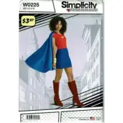 Simplicity Sewing Pattern 0225 Misses Cape Costume Easy Size 8-18