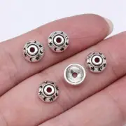 450 Pcs Tibet Silver Star Moon Bead Caps Diy Crafts 8X8MM D17167