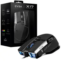 在飛比找蝦皮購物優惠-EVGA 艾維克 X17 有線 RGB 16000Dpi 砝