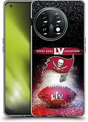 Head Case Designs Officially Licensed NFL Tampa Bay Buccaneers Ember Stadium 2021 Super Bowl 55 Champions Soft Gel Case Compatible with OnePlus 11 5G