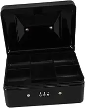 FIXOSHEE Portable Small Lock Box for Money Durable Cash Safe with Combination Lock Stylish Storage for Home Office and Business Use