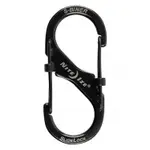 NITE IZE S-BINER SLIDELOCK S型帶鎖不鏽鋼扣環-3號 LSB3-01-R6 黑色