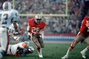 Running back Wendell Tyler San Francisco 49ers runs the ball again- Old Photo