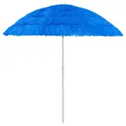 Blue Hawaii Beach Parasol 240cm UV Protection Outdoor Umbrella Sunshade