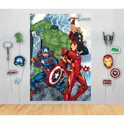 Marvel Avengers Scene Setter With Photo Props