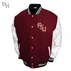 "New Florida State Seminoles Varsity Jacket | Maroon & White Letterman Bomber"