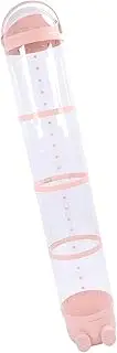 Vertical Toy Storage Tube, 162cm Rugged Structure Easy To Assemble Adorable Versatile Plush Animal Storage Tube for Playroom (Pink)