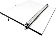 Proartek Drafting PK00019 Model PXB42 Portable Drafting Drawing Board 30" x 42"; PXB Series; Adjustable Aluminum Parallel Straightedge; Carry Handle; Architecture Tool for Students and Professionals