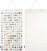 [PACMAXI] Hanging Brooch Pin Organizer, Display Pins Storage Case, Brooch Collection Storage Holder, Holds Up to 96 Pins.(Not Include Any Accessories)