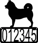 Alaskan Malamute Dog House Address Sign - Made in USA