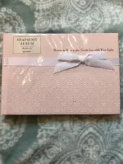 Hallmark Pink Snapshot Album Holds 32 Photos