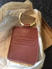 LONGABERGER COUNTRY ESTATES COLLECTION Leather Key Chain Fob NIB