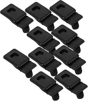 MAGICLULU 10 Pcs Glove Box Clamp Fasteners Clips Parcel Shelf Clamp Automotive Trunk Organizer Fastener Car Fastener Snap Auto Accessories Car Retainer Clips Plastic Black