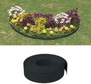 Flexible Lawn Divider, UV- and Weather-Resistant, Landscape Edging for Yard Flower Bed Path Decorative Tree Fence, 10 m, PE