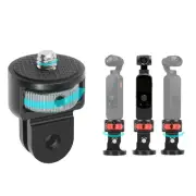 Aluminum Alloy 1/4" Screw Tripod Camera Adapte Holder For Gopro 10/9 Insta360