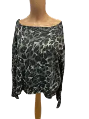 Next Women's Leopard Print Long Sleeve Top - Size M - NEW