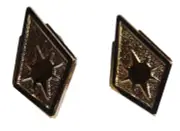 New Battlestar Galactica Lt Colonel Collar Pips Set of 2