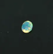 FACETED NATURAL ETHIOPIAN OPAL STONE -6 MM y893