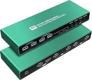 HDMI kvm Switch 2 Monitors 2 Computers edid Emulator 4k 60hz Extended Display kvm Switch 2 Monitors 2 Computers hdmi edid 2k 144hz hdmi Matrix kvm edid