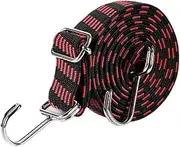 Elastic Bike Strap,39.37 Inch Heavy Duty Outdoor Rubber Tarp Straps with Hooks | Adjustable Sports Apparel & Equipment for Securing Tarps, Luggage, Tents