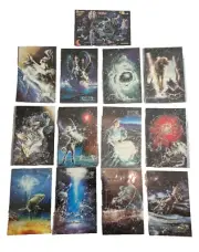 Set of 13 Vintage Horoscope Postcards Printed in Japan Scorpio Leo Aries Taurus