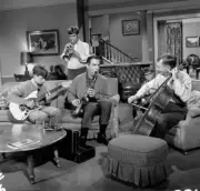 Barry Livingston Don Grady Fred MacMurray on My Three Sons 1966 Old Photo