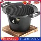 Mini Outdoor BBQ Plate Detachable Japanese Alcohol Stove Hibachi Grill (A)