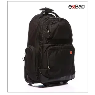 eeBag 三用輕巧拉桿旅行電腦袋_黑