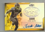 2017 Leaf U.S. Army All-American Tarik Black Gold Refractor Autograph #ed 2 / 2
