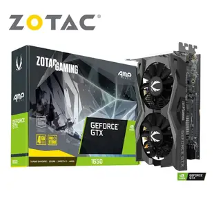 ZOTAC索泰 GTX1650 AMP Core 4G (DDR6) 顯示卡 現貨 廠商直送